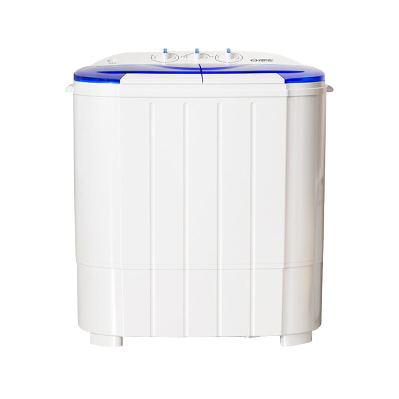 Tvätt och torkning av separata tvillingbadstvättmaskiner